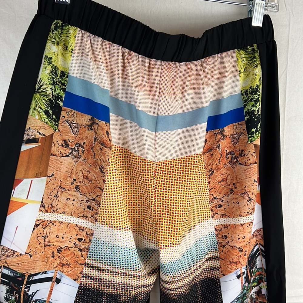 Clover Canyon “Room with a View” XS Pants NWT Abstract Art Joggers - Picture 6 of 12